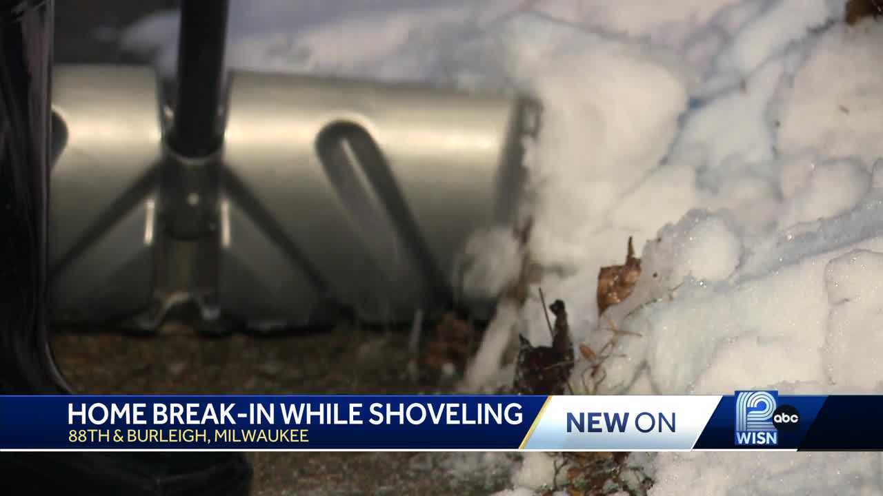 Woman Out Shoveling Sidewalk Has House Burglarized