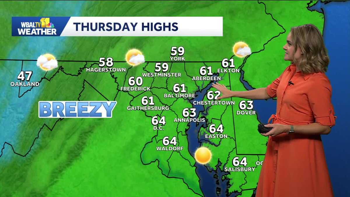 Even cooler temperatures ahead for Maryland
