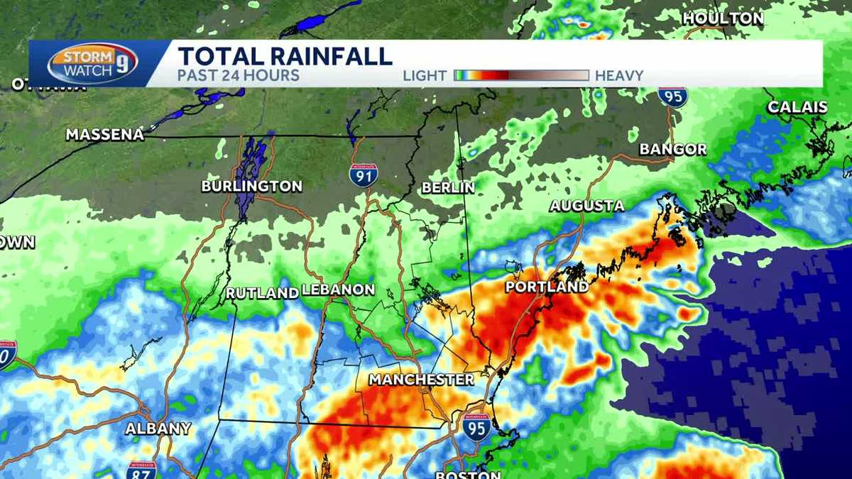 New Hampshire rain totals by town: June 22, 2026