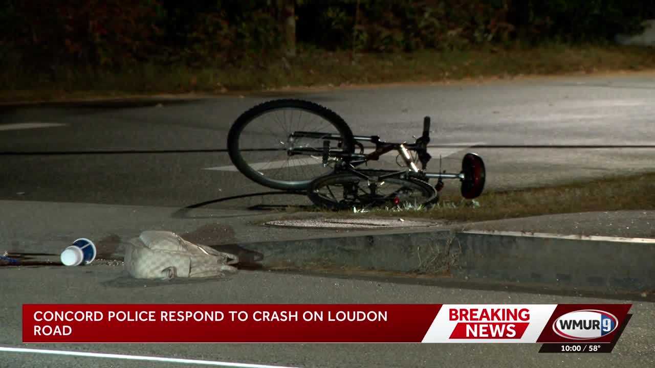 A crash closes a section of Loudon Road in Concord