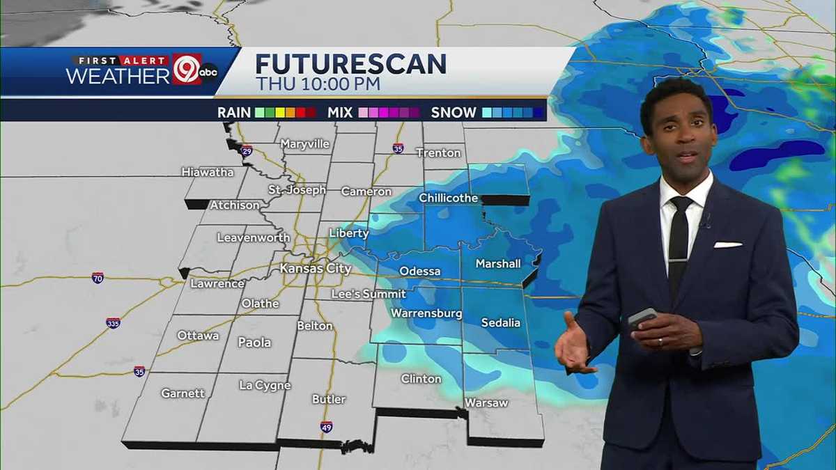 Light snow showers possible Thursday night, sun on Friday