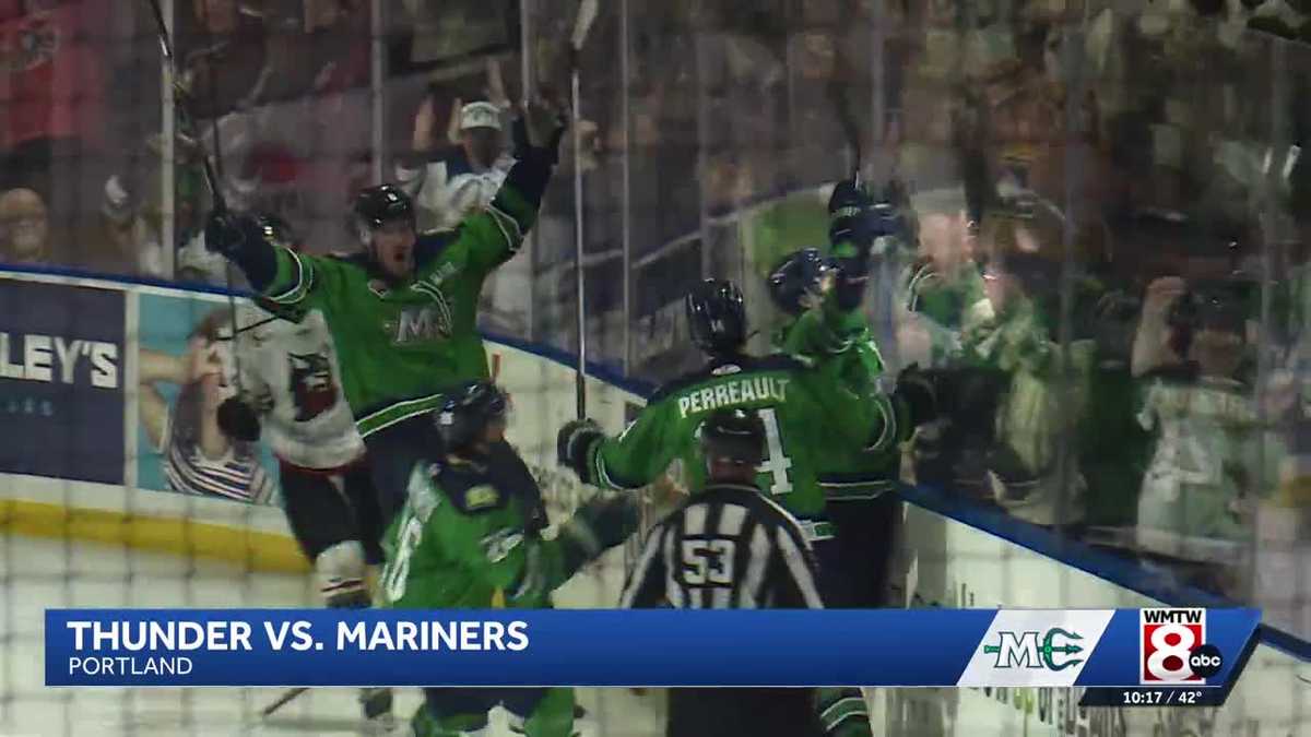 Maine Mariners win game 1 of playoff series