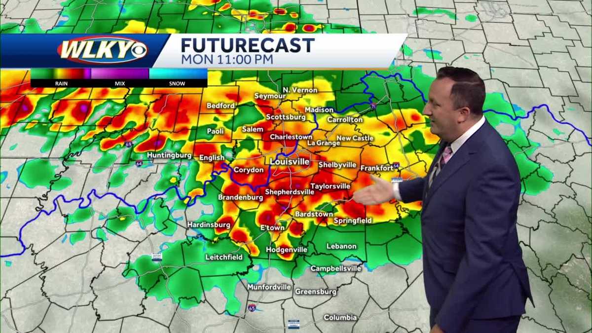 Impact weather Monday - Tuesday