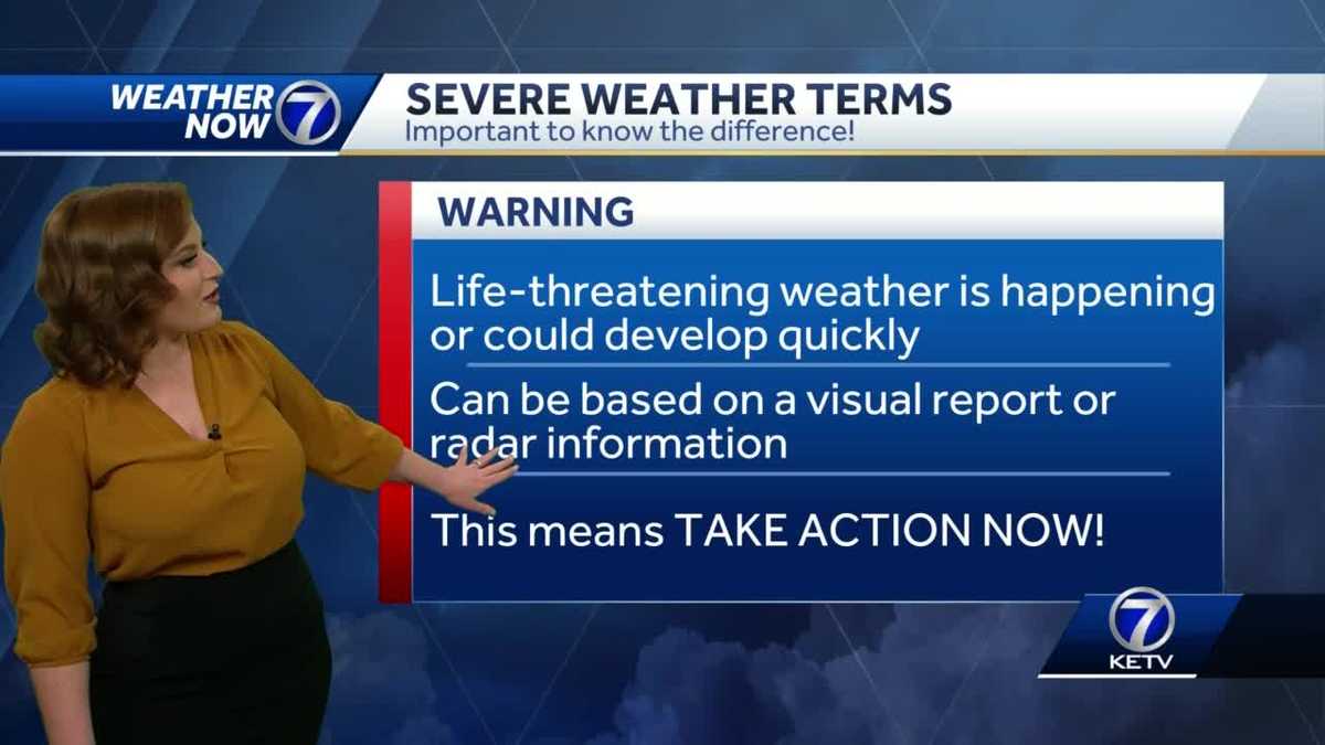 Severe Weather Awareness week: Watches vs warnings