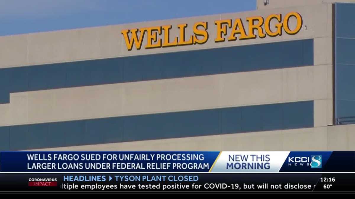 Lawsuit claims Wells Fargo played favorites on business relief applications