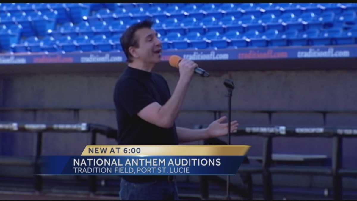 National Anthem auditions held at Tradition Field in Port St. Lucie