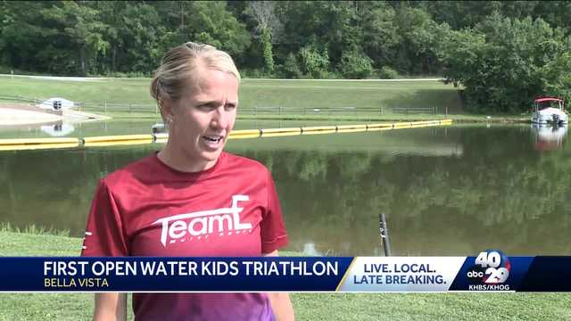 Bella Vista hosts first open water kids triathlon - Vimarsana News