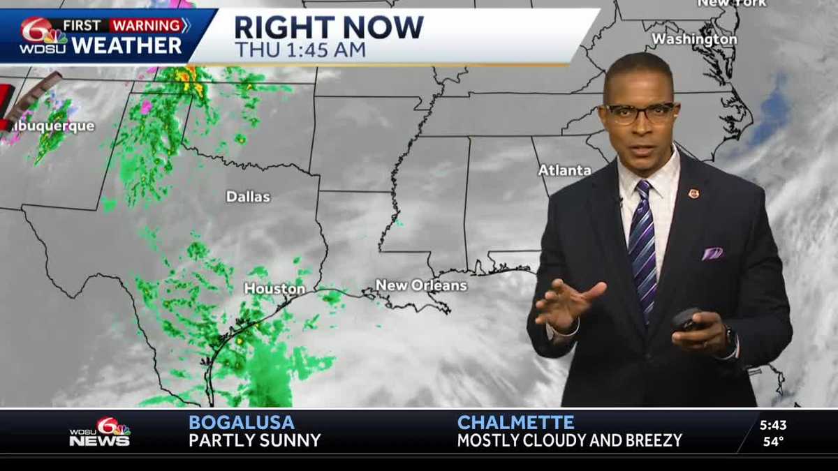 A cloudy and cool Thursday