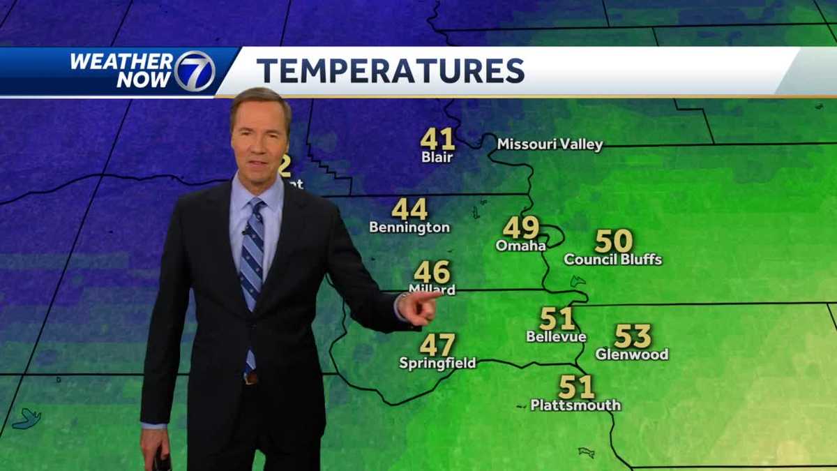 Monday evening February 6 Omaha weather