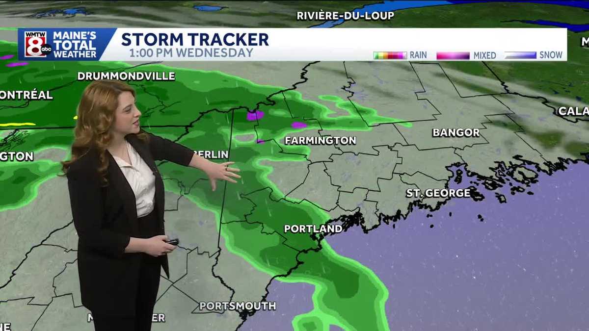 Multiple rounds of rain impact Maine through Friday
