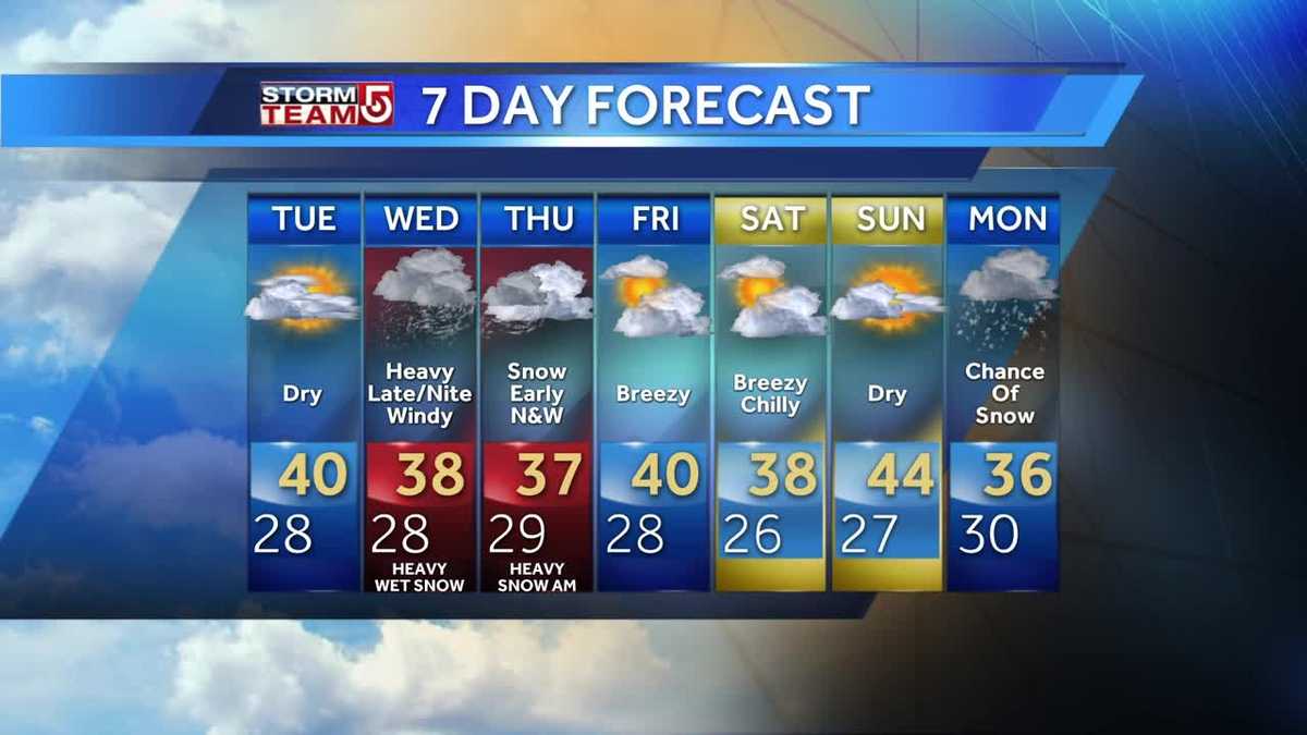 Video: Nor'easter to bring high wind, heavy snow