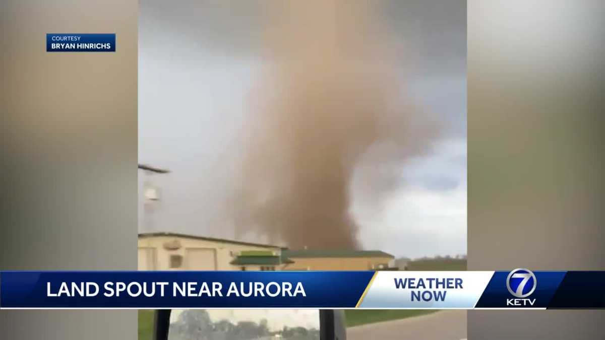 Two tornadoes, hail, heavy rain in Nebraska Sunday night