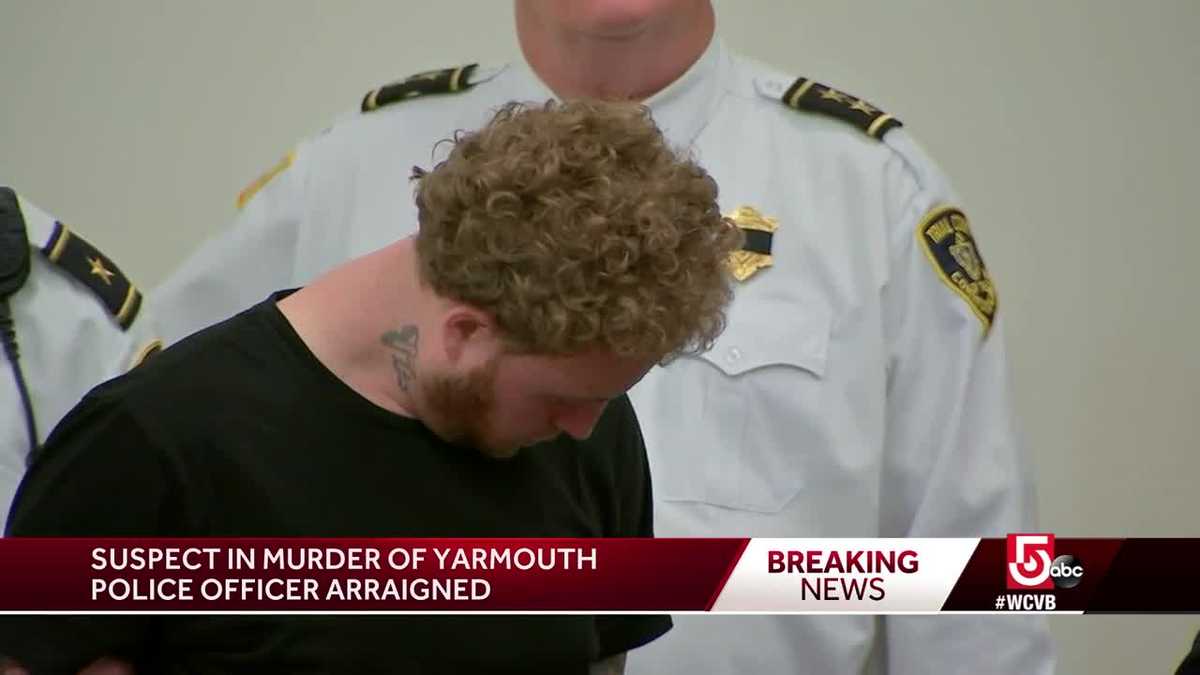 Man arraigned in shooting death of Yarmouth officer