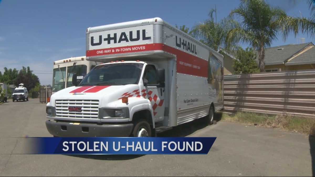 Stolen UHaul found but almost everything inside is gone