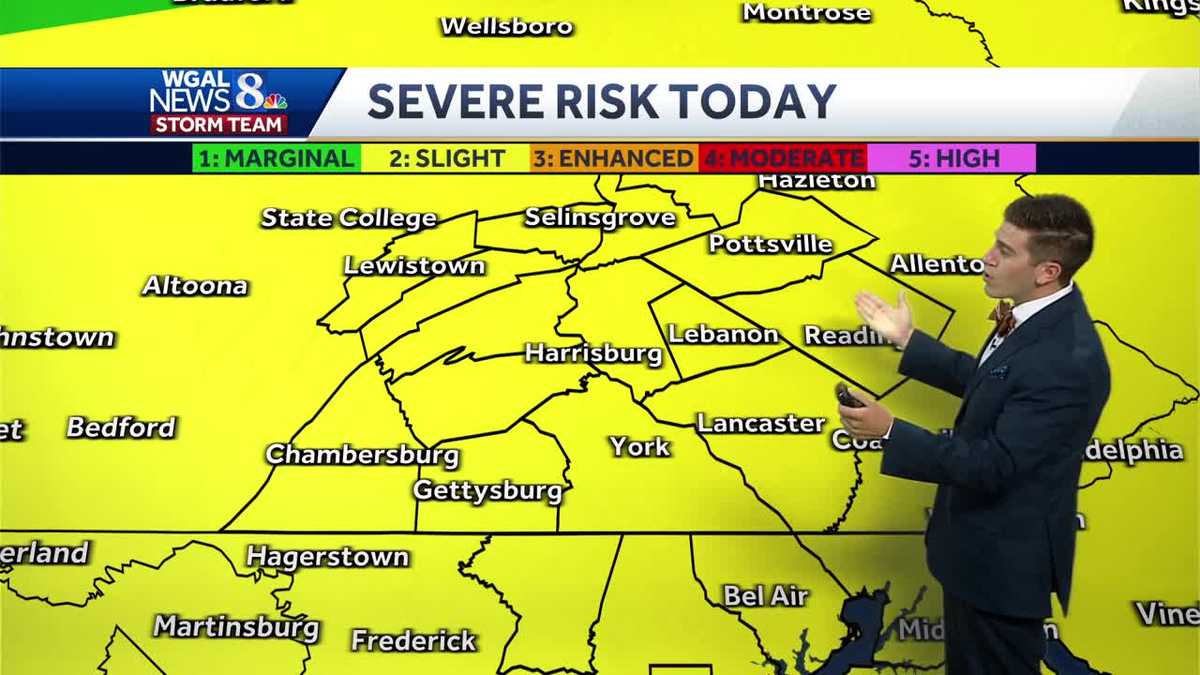 IMPACT: Threat of severe storms on the table this evening as cold front ...