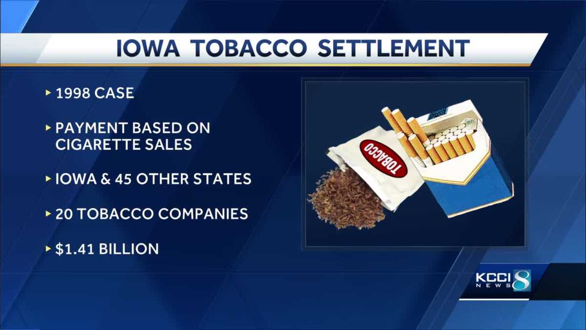 Iowa receives over 50 million in tobacco settlement
