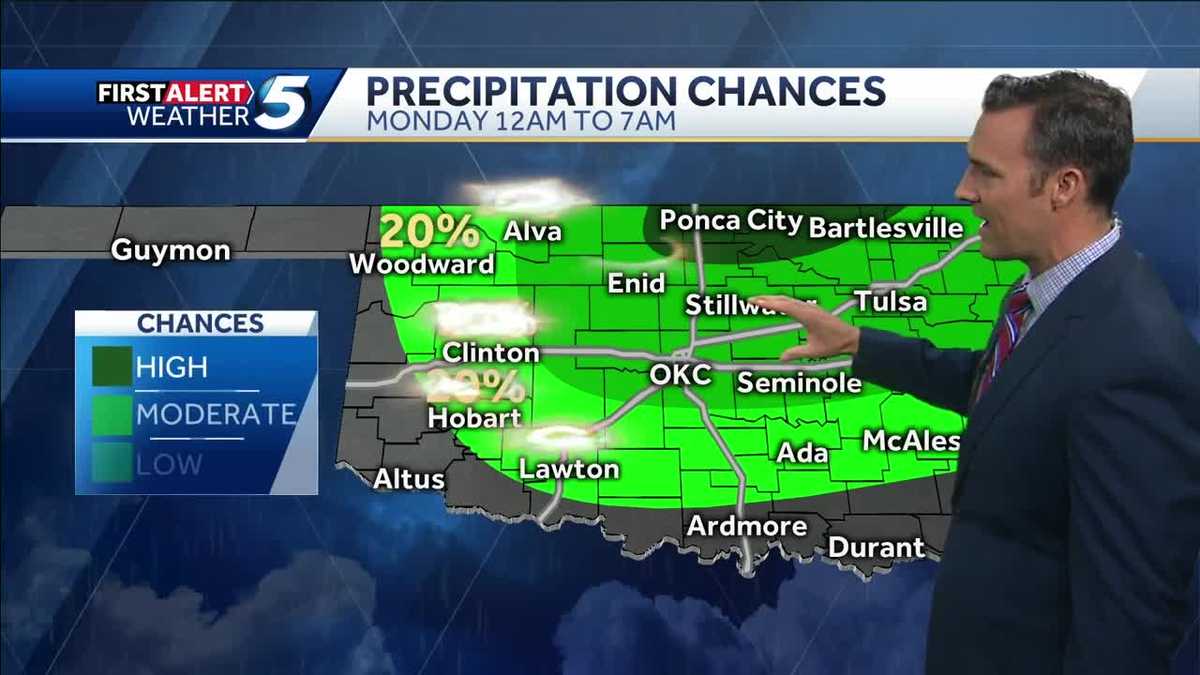 FORECAST Light rain moves in late tonight