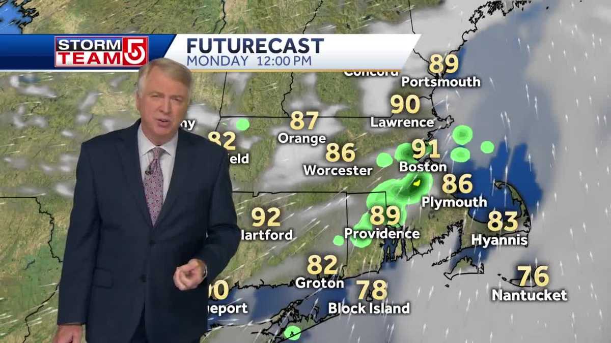 Video: Severe heat will continue Monday with thunderstorm threat