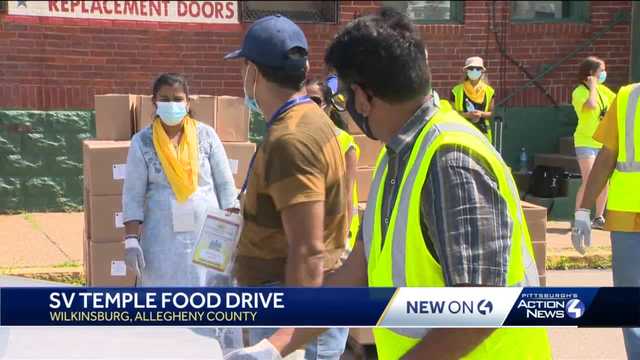 S.V. Temple partners with Pittsburgh Community Food Bank for Wilkinsburg food drive - Vimarsana News