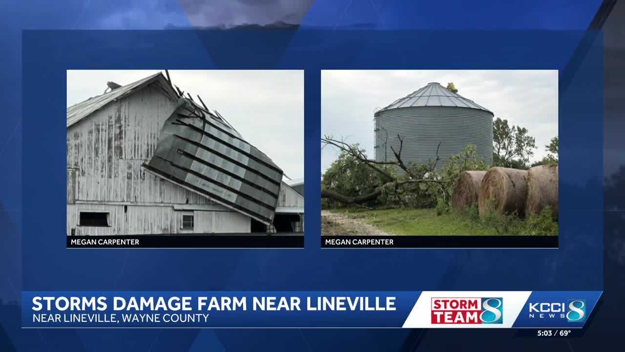 kcci.com - Storms damage farms and cause flooding in southern Iowa