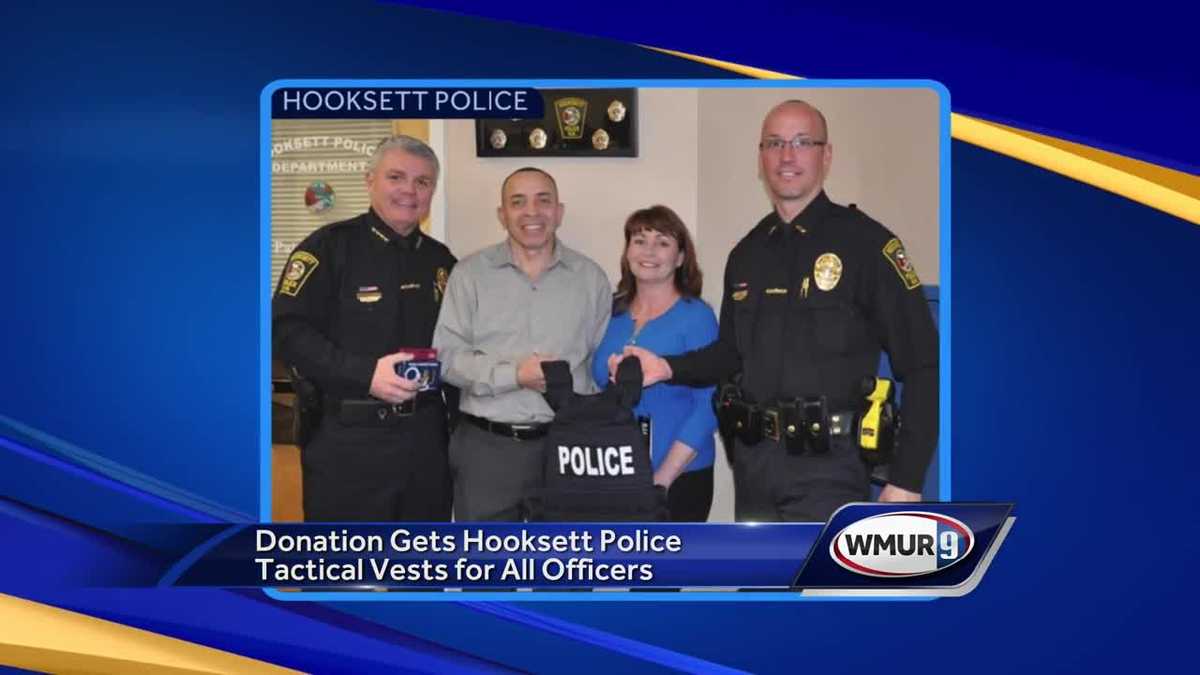 Donation allows all Hooksett police officers to get tactical vests