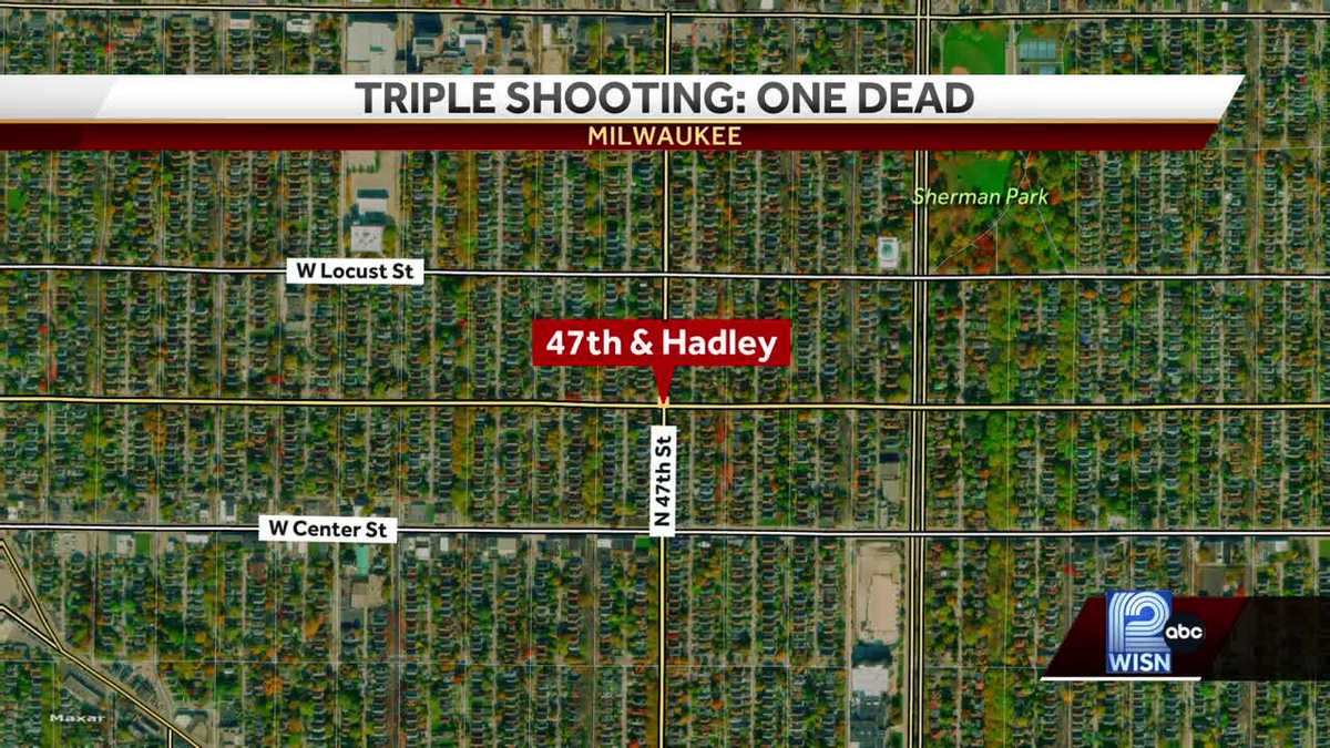 Milwaukee police investigate a triple shooting that left 1 dead