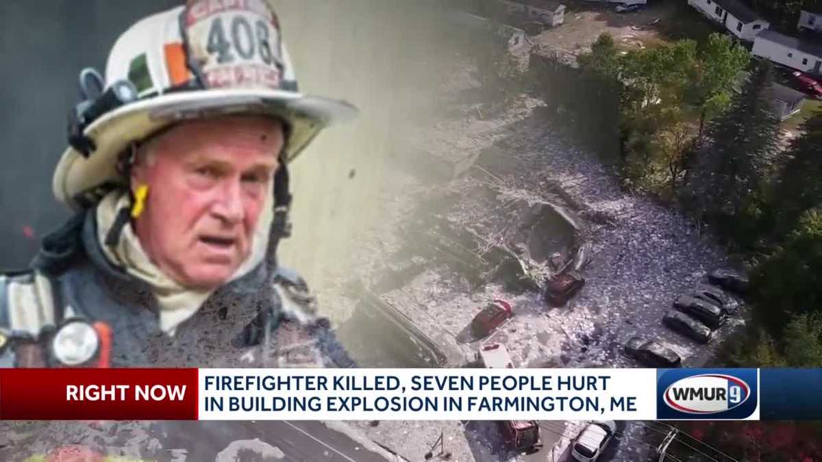 Firefighter killed, seven people hurt in building explosion in Maine