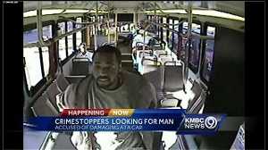 Bus rider angry about delay suspected of damaging ATA vehicle
