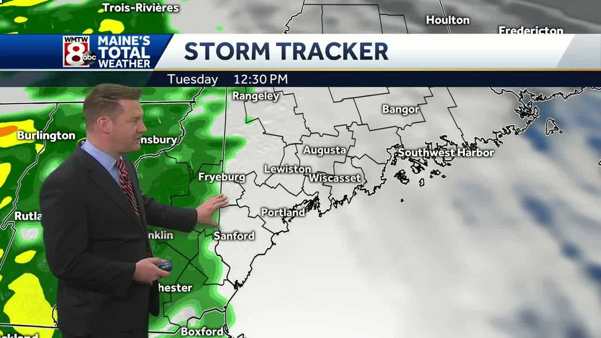 Rain moves in Tuesday afternoon