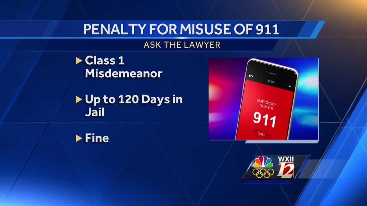 Ask the Lawyer Misuse of 911