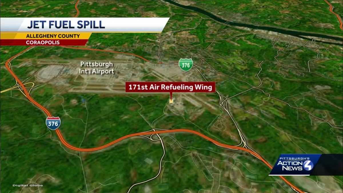 15,000 gallons of jet fuel spilled into creek in Coraopolis