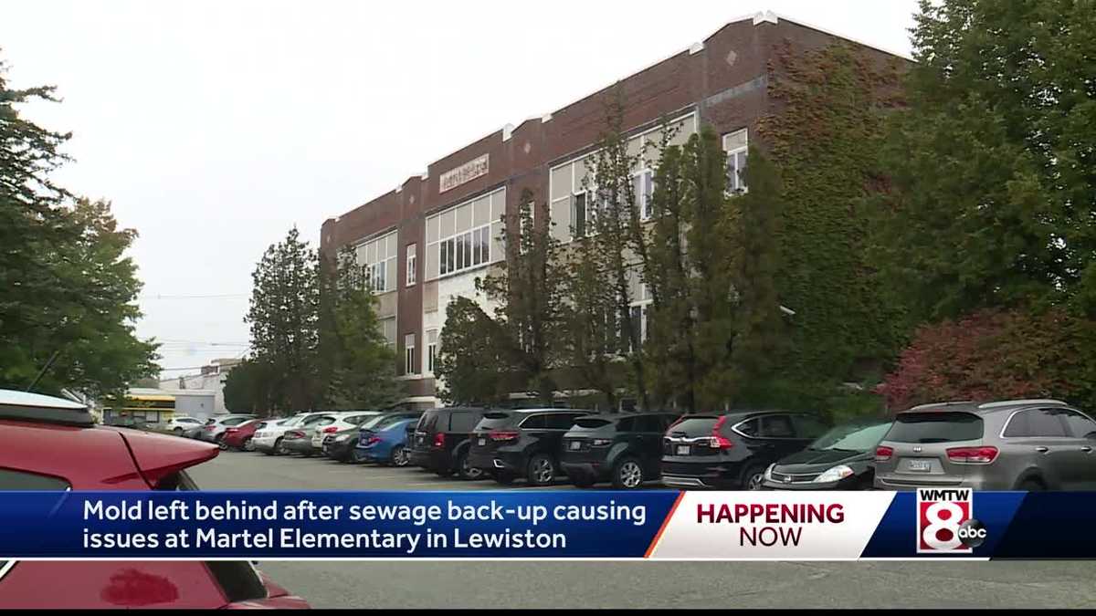 Sewage backup creates mold problem at Lewiston elementary school