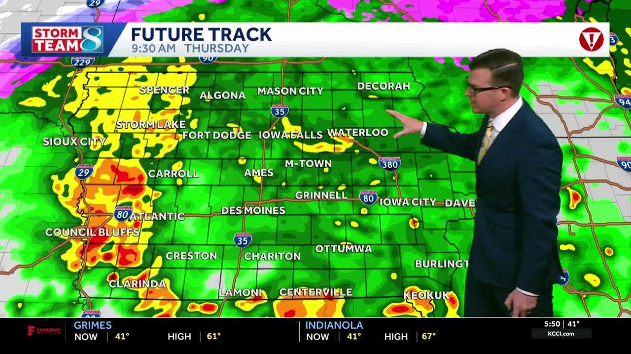 Iowa weather: Severe storms possible today and Friday