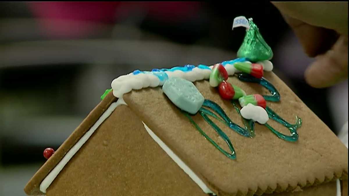 Red Fish Grill brings gingerbread building fun to Children's Hospital