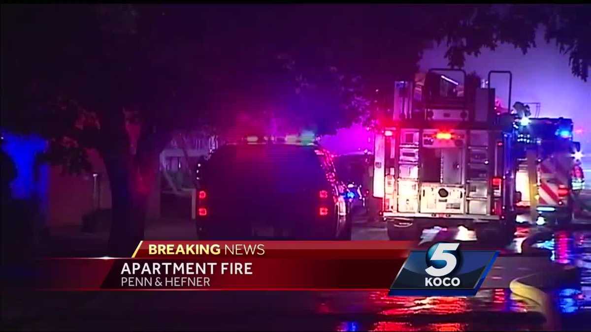 2 taken to hospital after 3-alarm fire at northwest OKC apartment complex
