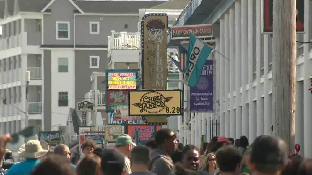 Hampton Beach business owners experience slower traffic, leaving some customers happy