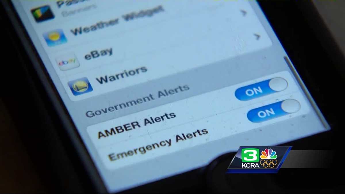 Emergency Alert System cell phone test in Sacramento on 10/19