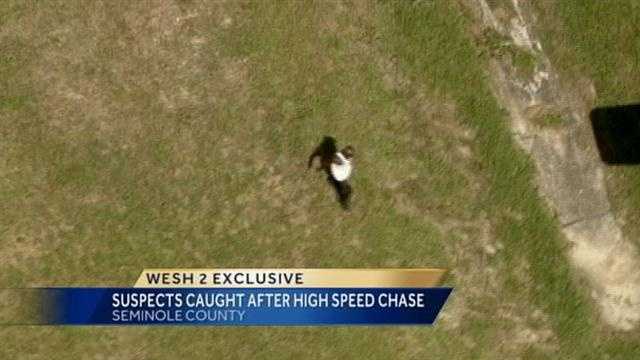 Police led on high-speed chase after bank robbery