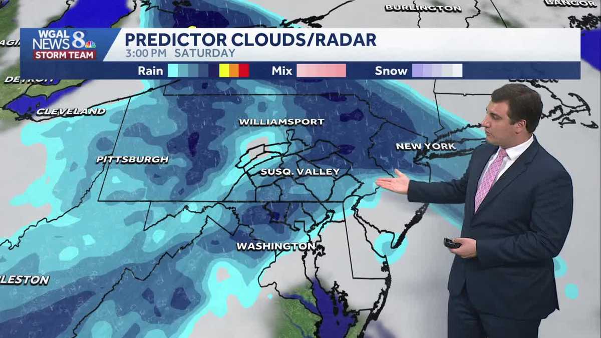 Mostly sunny and warmer, isolated shower chance this evening
