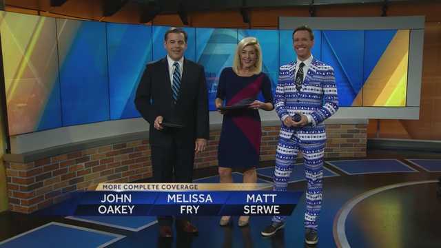 Matt Serwe Christmas Suit 2022 Matt's Suit Steals The Show