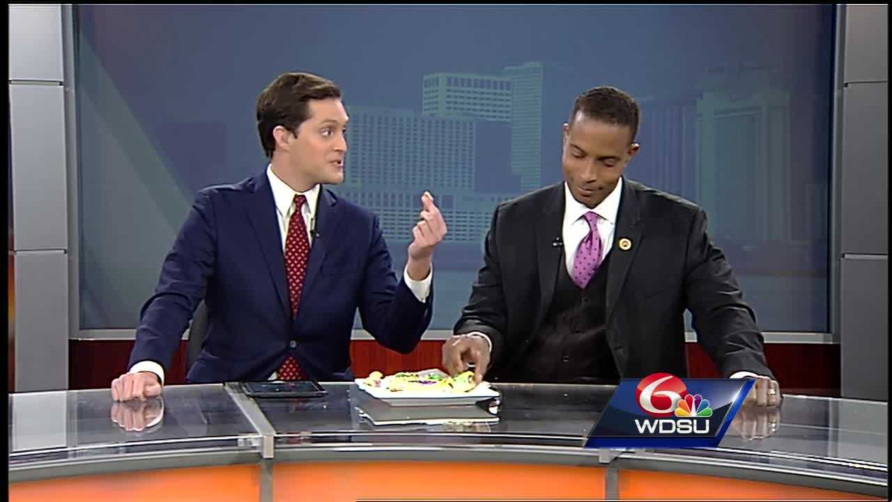 WDSU's Aubry Killion And Meteorologist Damon Singleton Give Cricket ...