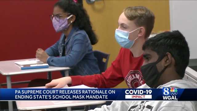 Pa. Supreme Court releases rationale for ending school mask mandate - Vimarsana News