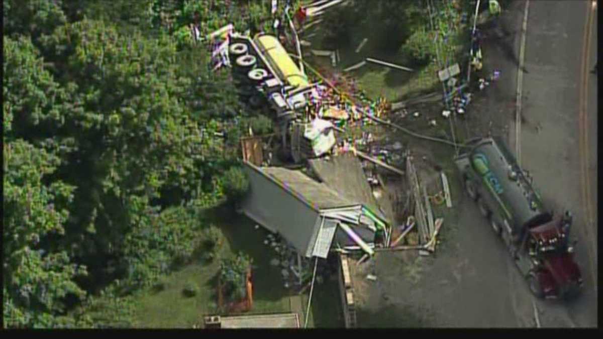 Driver killed after water tank truck goes off Route 88 in rollover crash