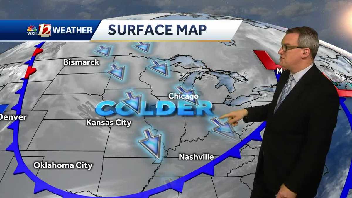 WATCH: Cold winds bring colder air...for now