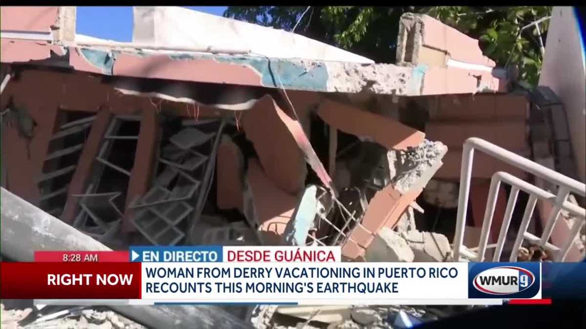 NH woman feels earthquakes while vacationing in Puerto Rico