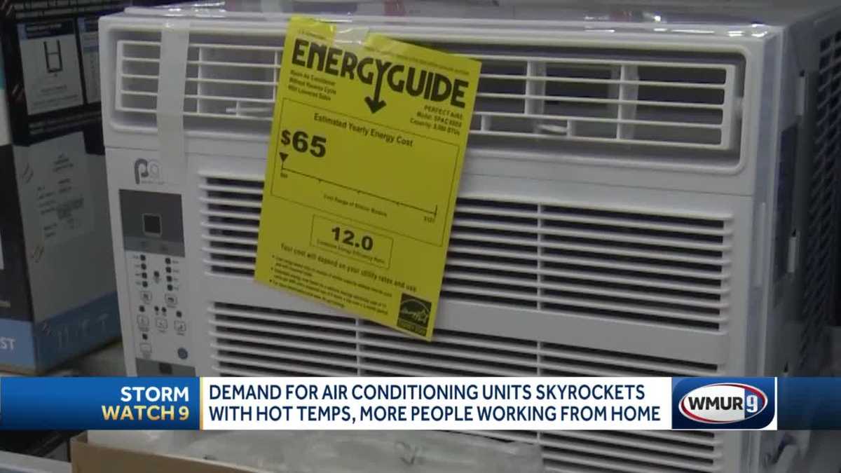 Demand for air conditioning units skyrockets amid high heat, humidity