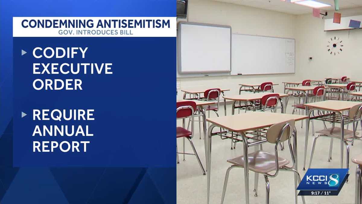 Iowa governor introduces bill to combat antisemitism