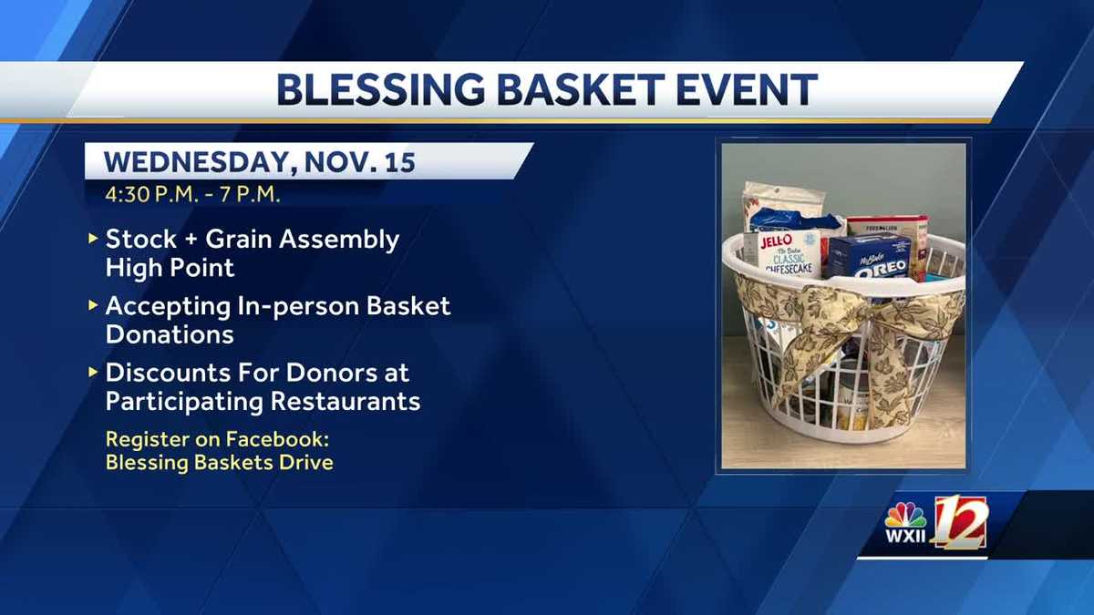 You still have time to join the Blessing Baskets Drive!