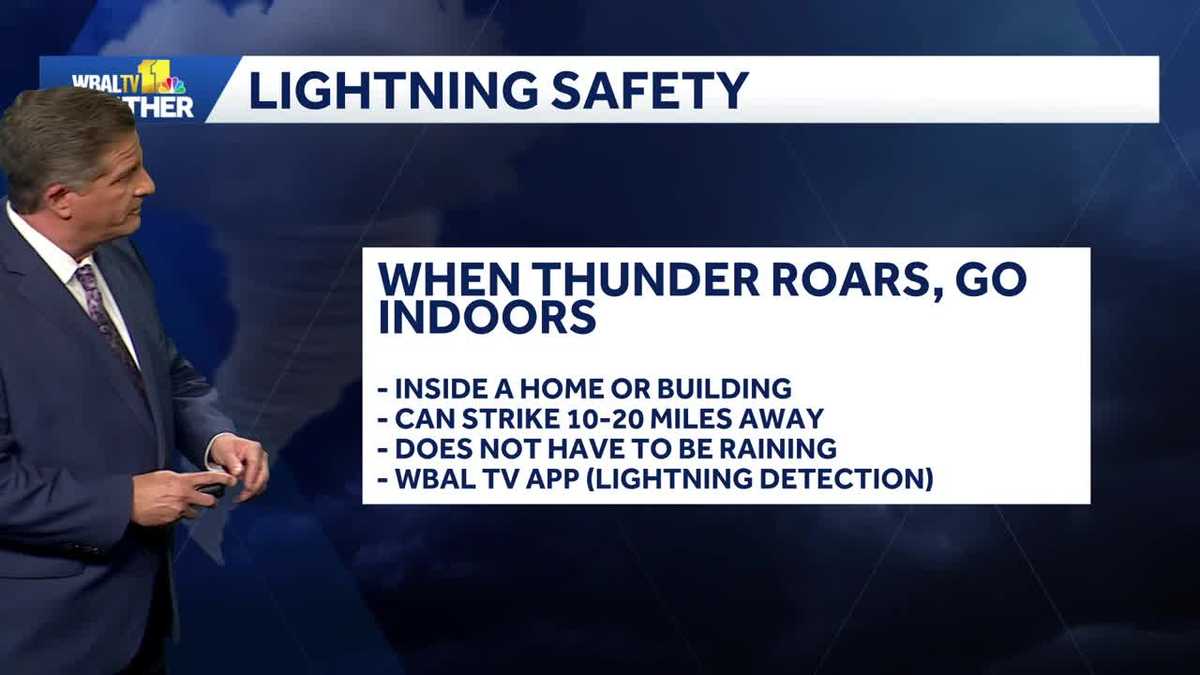 Safety tips to follow when thunderstorm lightning strikes