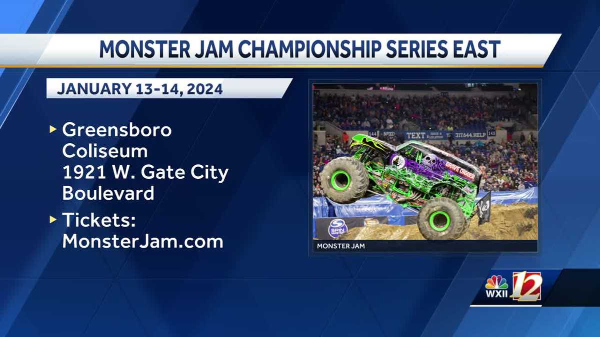 Monster Jam coming soon to Greensboro Coliseum